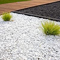 Los mejores  - Piedra Grava Blanca (99%) Blanco Natural (10 Kg)